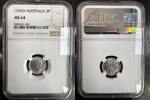AUSTRALIE 3 PENCE 1942 D DENVER GEORGE VI 1936-1952 - NGC MS 64 NGC MS 64 399,99 EUR  + 10,00 EUR frais d'envoi