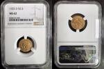 USA 2 1/2 DOLLARS 1925 D DENVER TETE D'INDIEN - NGC MS 62 NGC MS 62 950,00 EUR  + 15,00 EUR frais d'envoi