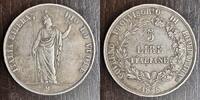 ITALIE LOMBARDIE-VENETIE 5 LIRE 1848 M MILAN GOUVERNEMENT PROVISOIRE DE ... 220,00 EUR  + 10,00 EUR frais d'envoi