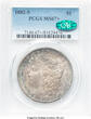 US S$1 CAC Plus 1882-S Morgan Dollar PCGS MS67
