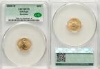 US Burnished Gold Eagle 1/10 oz Non Designation CACG Gold Eagles -