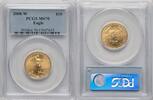 US Burnished Gold Eagle 1/4 oz Blue Label Gold Eagles -