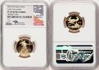 World Coins and Other 2014-W Proof Gold Eagle 1/4 oz ER John Mercanti -