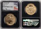 World Coins and Other 2020-W Burnished Gold Eagle 1 oz FDI John Mercanti Blk Core -