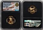 US Proof Gold Eagle 1/4 oz Miles Standish Blk Core Certified Gold American Eagles -