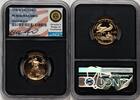 US Proof Gold Eagle 1/4 oz Miles Standish Blk Core Certified Gold American Eagles -