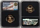 US Proof Gold Eagle 1/4 oz Miles Standish Blk Core Certified Gold American Eagles -