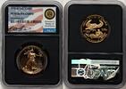 US Proof Gold Eagle 1/2 oz Miles Standish Blk Core Certified Gold American Eagles -