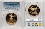 US Proof Gold Eagle 1 oz Blue Gradient Certified Gold American Eagles -