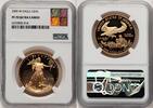 US Proof Gold Eagle 1 oz Reagan Bust Art Certified Gold American Eagles -