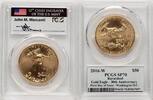 US Burnished Gold Eagle 1 oz FDI John Mercanti Washin Gold Eagles -