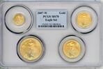 US Burnished Gold Eagle 1.85 oz Blue Label Gold Eagles -