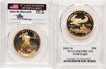 US Proof Gold Eagle 1 oz John Mercanti Certified Gold American Eagles -