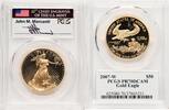 US Proof Gold Eagle 1 oz John Mercanti Certified Gold American Eagles -