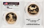 US Proof Gold Eagle 1 oz John Mercanti Certified Gold American Eagles -
