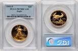 US Proof Gold Eagle 1/2 oz Blue Label Certified Gold American Eagles -