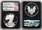 US Proof Silver Eagle 1 oz John Mercanti Blk Core Silver Eagles -