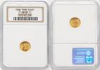 US G$1 Type One 1854 Gold Dollar NGC MS65