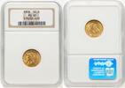 $2 1/2 1908 US Indian $2.5 NGC MS65