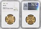 Goldm&uuml;nzen $10 1901 Liberty Head $10 NGC MS65 2919,09 EUR  + 38,86 EUR frais d'envoi