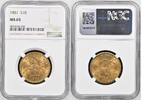 Goldm&uuml;nzen $10 1901 Liberty Head $10 NGC MS65 2919,09 EUR  + 38,86 EUR frais d'envoi