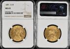 Goldm&uuml;nzen $10 1881 Liberty Head $10 NGC MS65 15083,41 EUR  + 38,86 EUR frais d'envoi