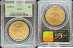 Goldm&uuml;nzen $20 St Gaudens  OGH 1910-S St. Gaudens $20 PCGS AU55 4015,91 EUR  + 38,86 EUR frais d'envoi