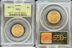 Goldm&uuml;nzen $5 Liberty  OGH 1907-D Liberty Head $5 PCGS MS62 1101,14 EUR  + 38,86 EUR frais d'envoi
