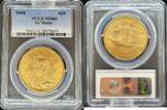 Goldm&uuml;nzen $20 St Gaudens 1908 NM St. Gaudens $20 PCGS MS64 4102,27 EUR  + 38,86 EUR frais d'envoi