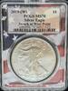 Weltm&uuml;nzen 2019-W 2019-W Silver Eagle  Flag Core PCGS MS70 112,27 EUR  + 38,86 EUR frais d'envoi