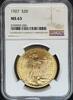 Goldm&uuml;nzen $20 St Gaudens 1927 St. Gaudens $20 NGC MS63 4050,45 EUR  + 38,86 EUR frais d'envoi