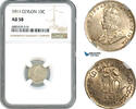 Ceylon 10 Cents -