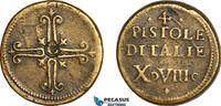Italy & France Monetary Weight for 2 Pistole -