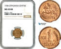 Lithuania 1 Centas -