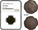 Straits Settlements 1/2 Cent 1872 NGC AU53BN 129,00 EUR  + 15,00 EUR frais d'envoi