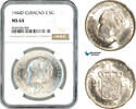 Netherlands Antilles, Curacao 2 1/2 Gulden 1944 NGC MS64 199,00 EUR  + 15,00 EUR frais d'envoi