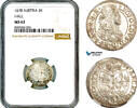 Austria 3 Kreuzer 1678 NGC MS62 159,00 EUR  + 25,00 EUR frais d'envoi