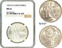 Russia, USSR 1 Rouble 1924 NGC MS61 319,00 EUR  + 25,00 EUR frais d'envoi