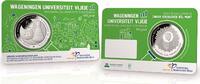 Herdenkingsmunten in coincard Wageningen Universiteit Vijfje 2018 Coincard UNC -