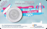 Herdenkingsmunten in coincard Vrede van Utrecht Vijfje 2013 Coincard BU -