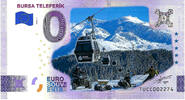 Turkije 0 Euro 0 Euro biljet Turkije 2026 - Bursa Teleferik KLEUR -