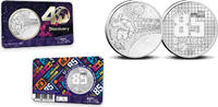 Diverse Coincards penning 40 jaar Discovery 2025 penning in coincard -