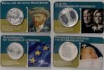 Herdenkingsmunten in coincard Coincards set 2002-2004 (1e vier coincards) -