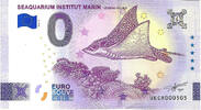 Frankrijk 0 Euro 0 Euro biljet Frankrijk 2026 - Seaquarium Institut Marin - Le Grau-du-roi -