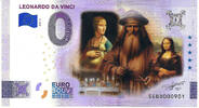 Italië 0 Euro 0 Euro biljet Italië 2026 - Leonardo da Vinci KLEUR -