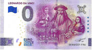 Italië 0 Euro 0 Euro biljet Italië 2026 - Leonardo da Vinci -
