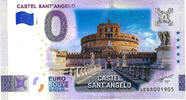 Italië 0 Euro 0 Euro biljet Italië 2026 - Castel Sant'Angelo KLEUR -