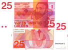 Summer Sale 2026 - Augustus Specials 25 Gulden 25 Gulden 1971 Sweelinck 84-2 UNC -