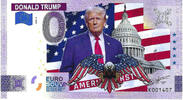 Verenigde Staten 0 Euro 0 Euro biljet USA 2025 - Donald Trump KLEUR -