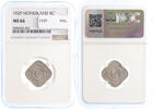  5 cent 1929 Netherlands Koningin Wilhelmina 5 cent 1929 MS66 MS66 550,00 EUR  + 14,50 EUR frais d'envoi